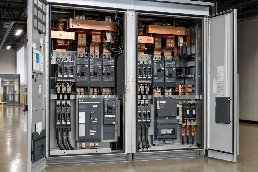 Industrial switchgear cabinet